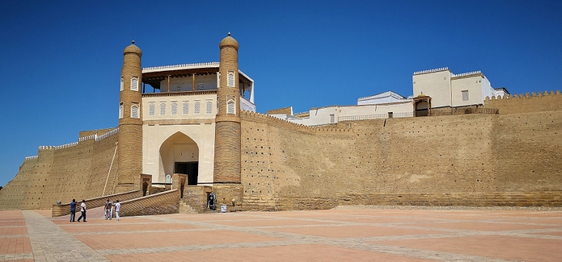Der Ark war Wohn- und Regierungssitz der Emire von Buchara