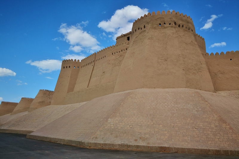 Khivas tolle Stadtmauer
