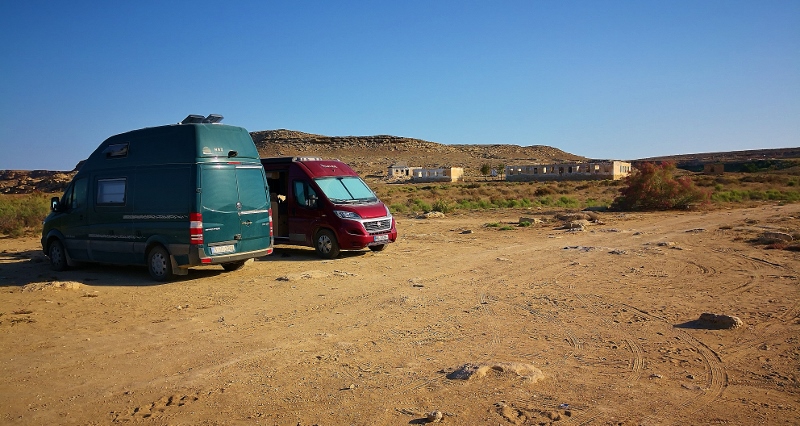 Unser Stellplatz am Saura Canyon