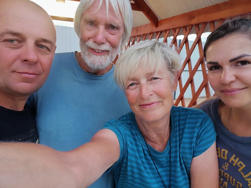 Mit Julia und Nikolai