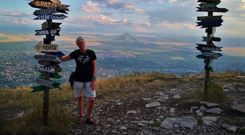 Blick auf Pjatigorsk und Umgebung