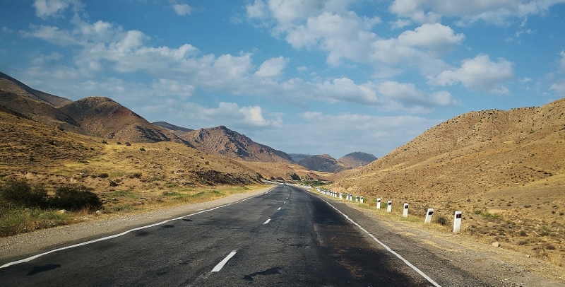 Fahrt nach Eghegnadzor zum Camping Crossway