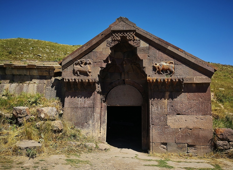 Der Eingang zur Selim- Caravanserai