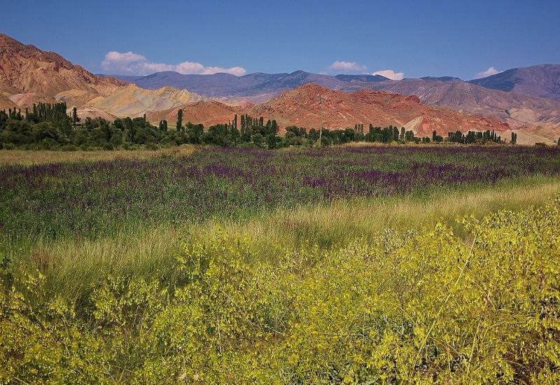 Die Farben der Berglandschaft Ostanatoliens