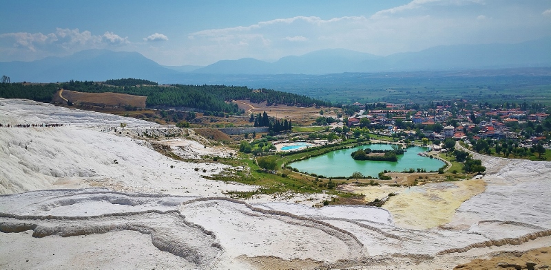 Die Kalksinterterrassen von Pamukkale