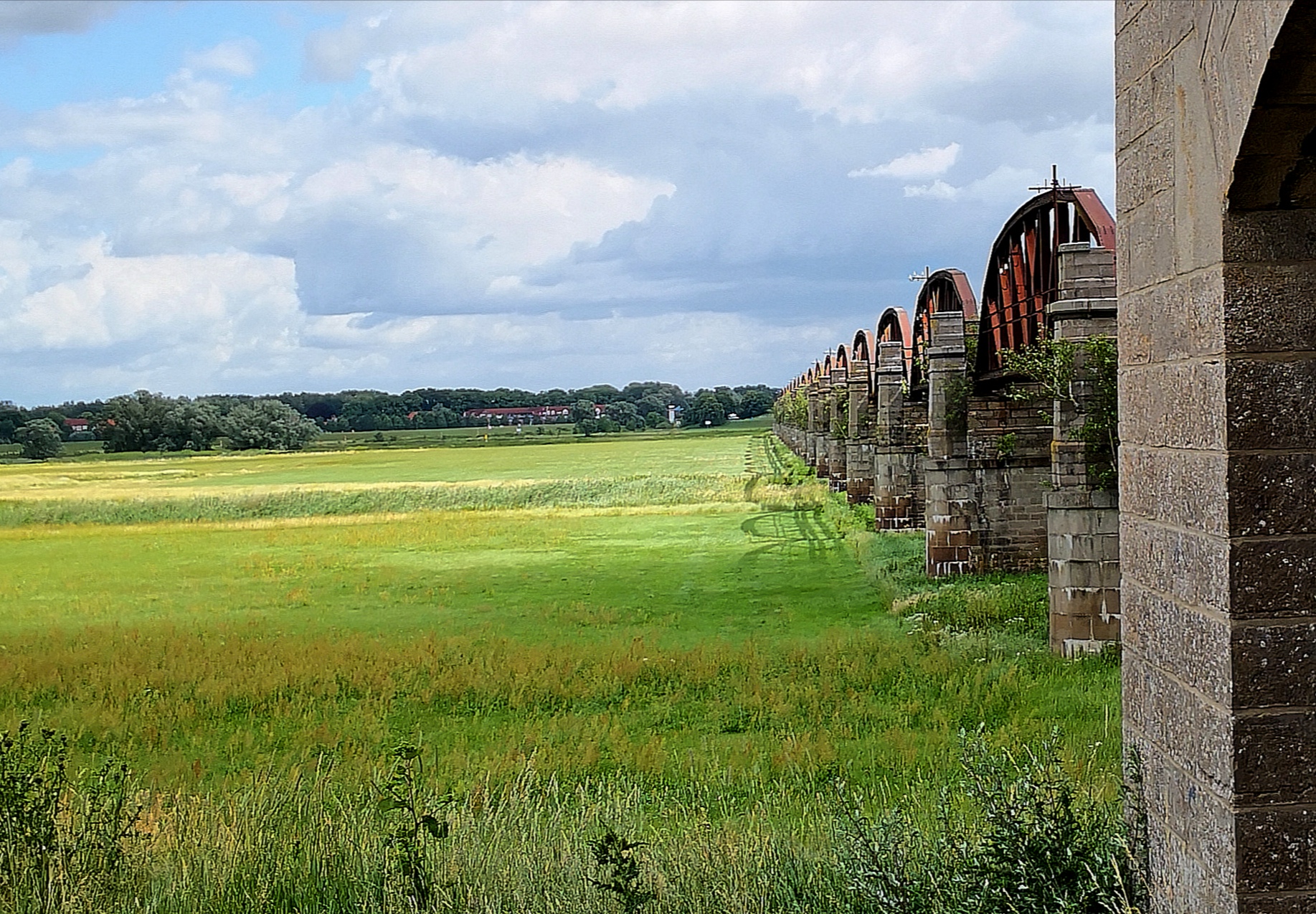 Die alte Eisenbahnbrücke von Dömitz