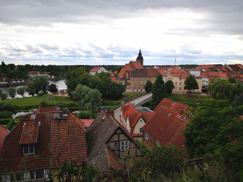 Vom Domplatz aus haben wir einen wunderbaren Blick auf die Stadt