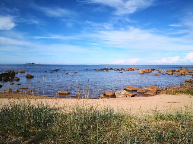 Hier finden wir Sandstrände.....