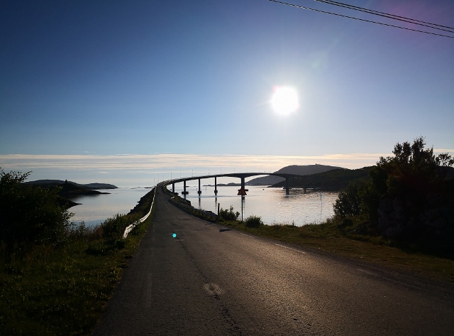 Rückkehr von unserer abendlichen Fahrradtour