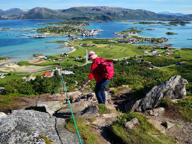 Wir besteigen den Nordkollen auf Hillesoya