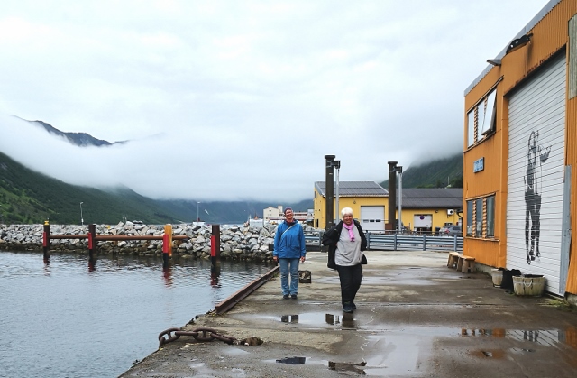 Im Hafen von Gryllefjord