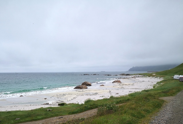 Schöner Strand bei Bleik/ Andoya