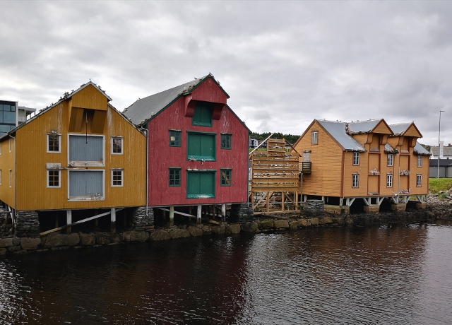 Speicherhäuser in Rorvik