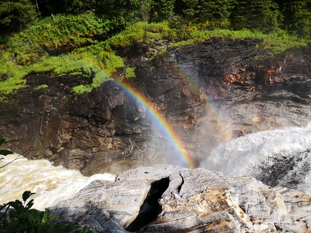 .... mit Regenbogen!